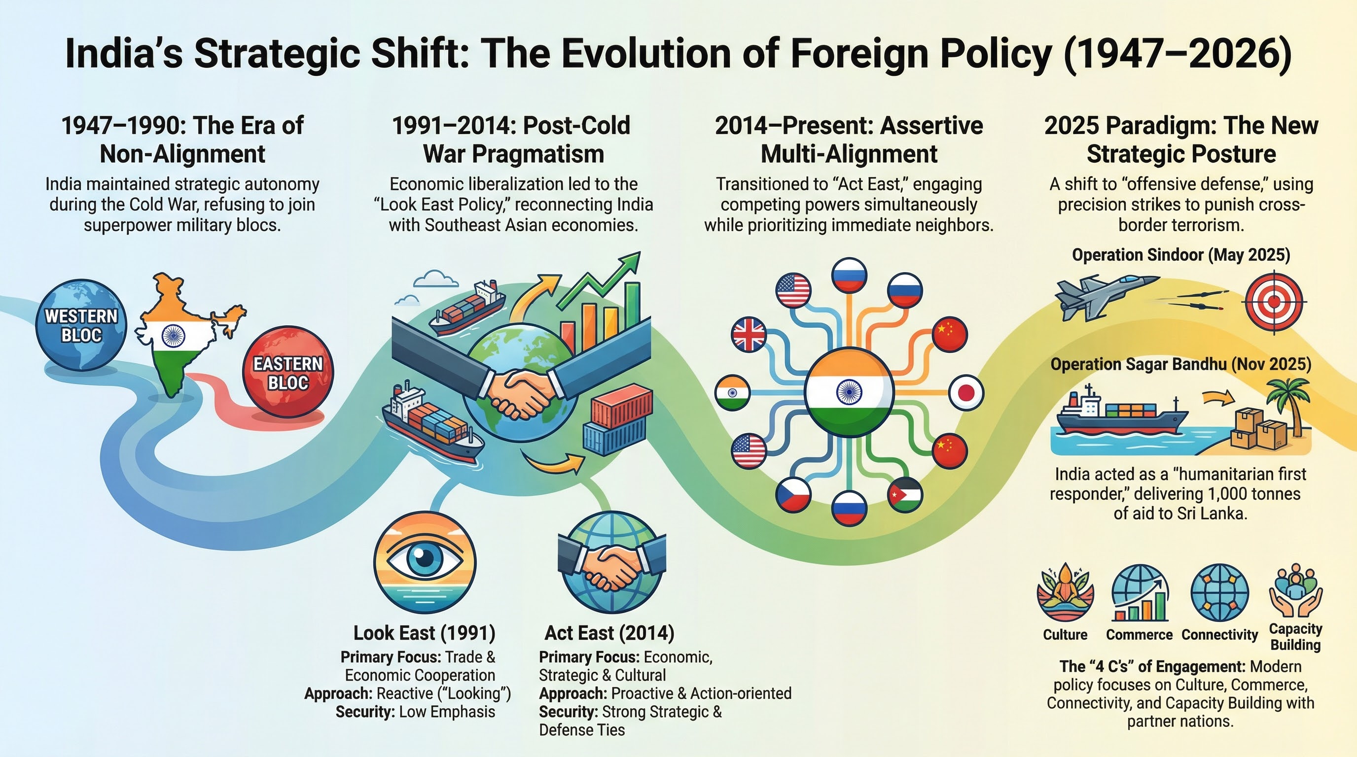 India Foreign Policy Infographic 2